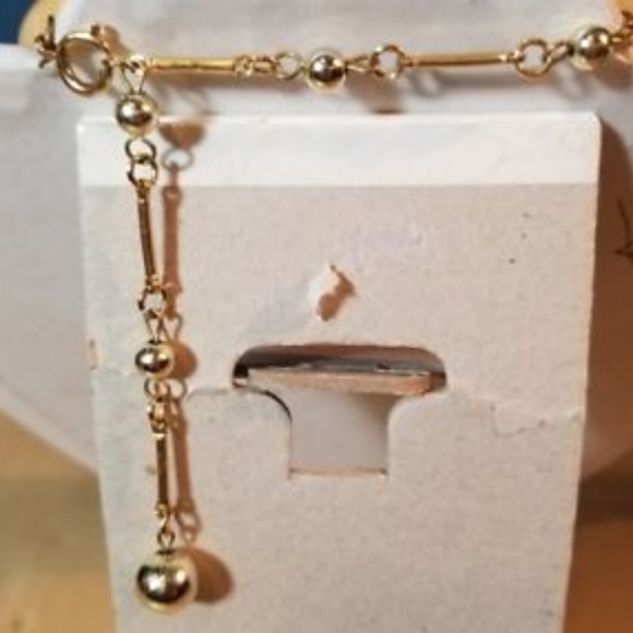 Vintage Cork & Lucite? Round Disc Beaded Necklace - Picture 3 of 3